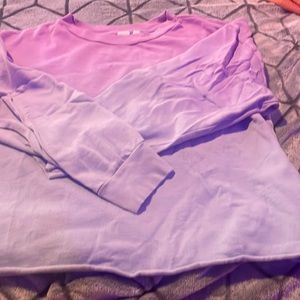 Gap purple into blue